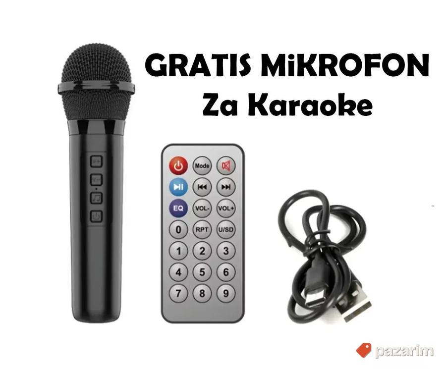 EXTRA Bluetooth Zvučnik 35cm + Mikrofon GRATIS -Mean Machine 3