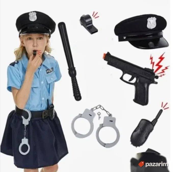 Kostim za decu SET - POLICIJKA + IGRAČKE - dečiji kostim 4