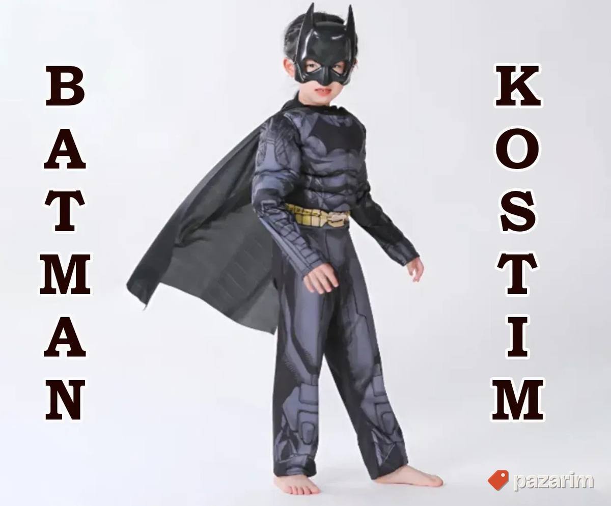 Deciji kostim BATMAN SET + Maska i Plašt - Betmen 1