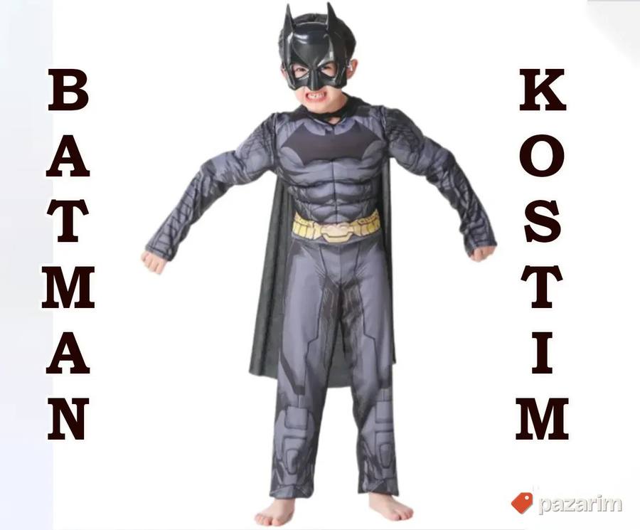 Deciji kostim BATMAN SET + Maska i Plašt - Betmen 2