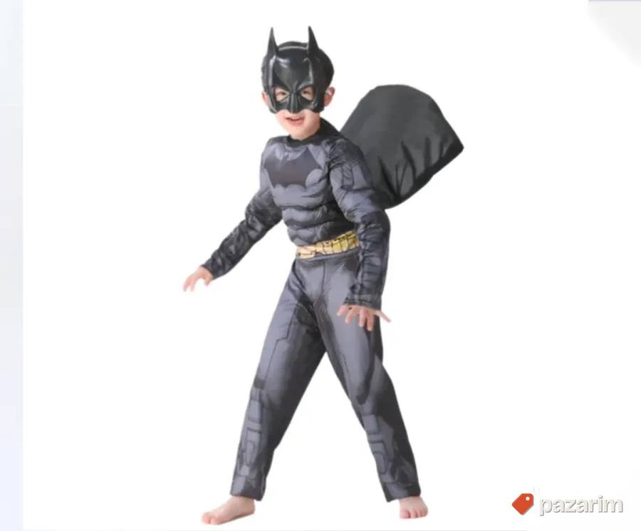 Deciji kostim BATMAN SET + Maska i Plašt - Betmen 4