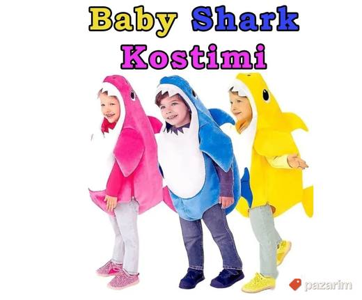 Deciji kostim Baby Shark - Univerzalan - maskenbal