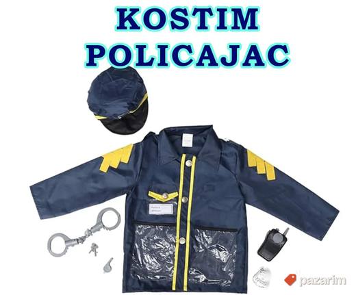Kostim za decu SET - Policijac + igračke