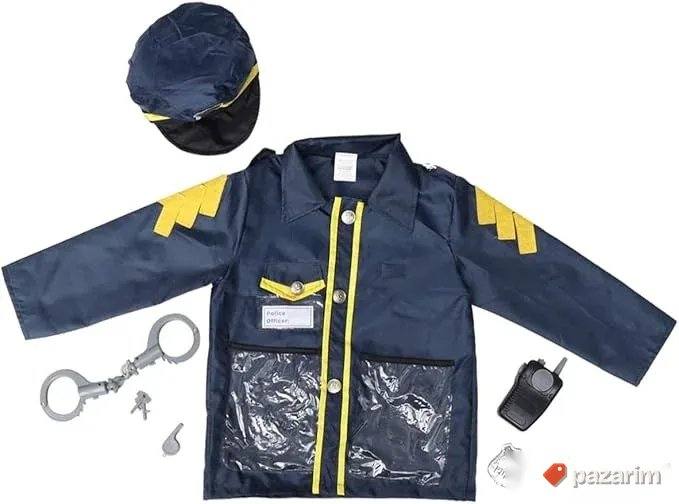 Kostim za decu SET - Policijac + igračke 2