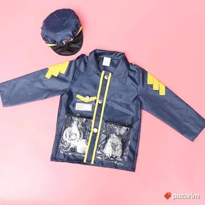 Kostim za decu SET - Policijac + igračke 3