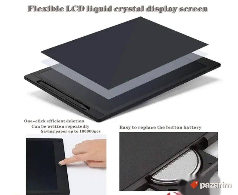 LCD Tablet za crtanje 3 veličine - EXTRA - piši briši 2