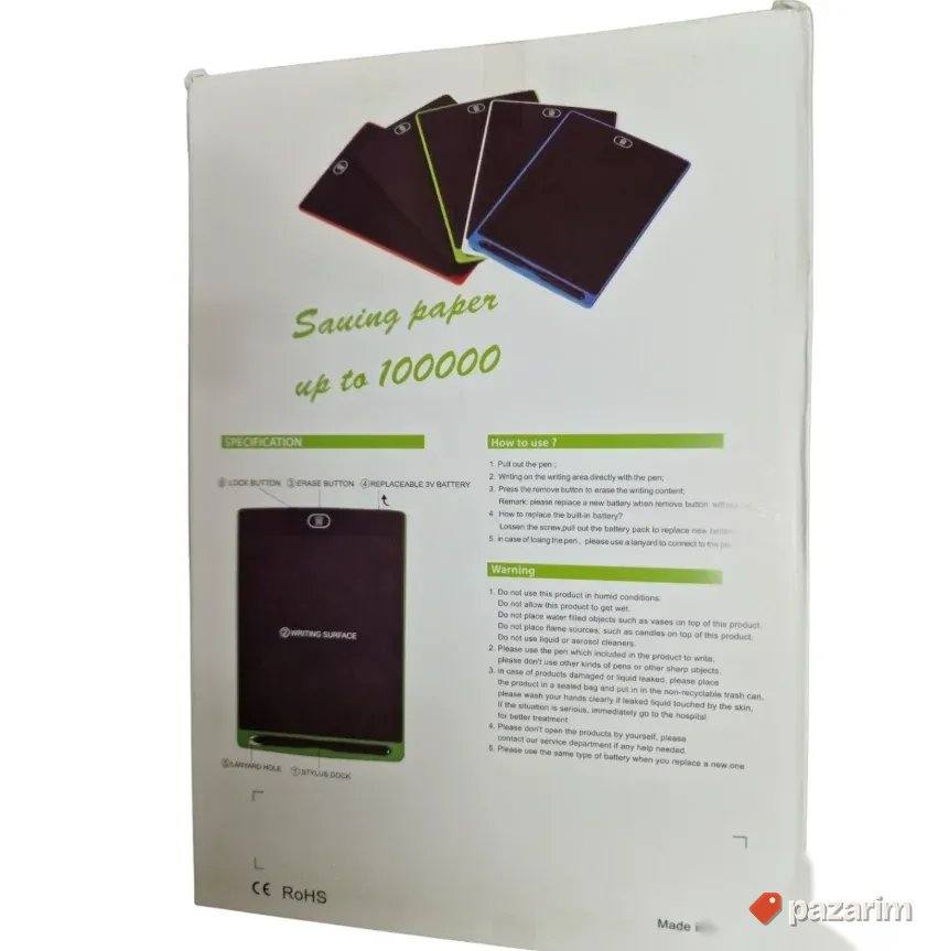LCD Tablet za crtanje 3 veličine - EXTRA - piši briši 6