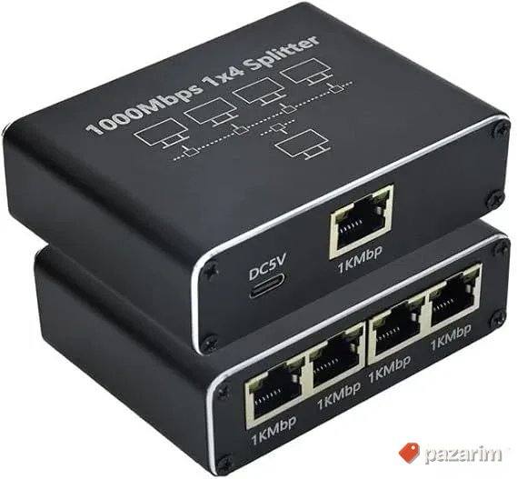 LAN Switch Gigabit (1000mbps) Spliter 1x4 4port 1Gbps 1