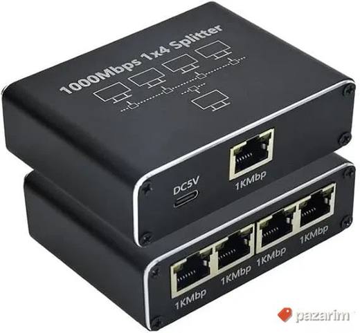 LAN Switch Gigabit (1000mbps) Spliter 1x4 4port 1Gbps