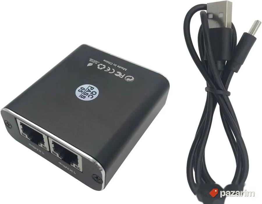 Gigabit Ethernet 1 x 2 Spliter Adapter 1000mbps 2