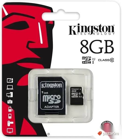 HIT - Kingston SDC10 8GB MicroSD Card 8GB Class 10