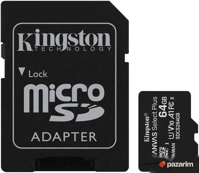 HIT - Kingston (SDC10) 64 GB MicroSD Card 64 GB Class 10 1
