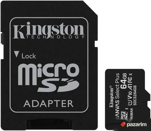 HIT - Kingston (SDC10) 64 GB MicroSD Card 64 GB Class 10