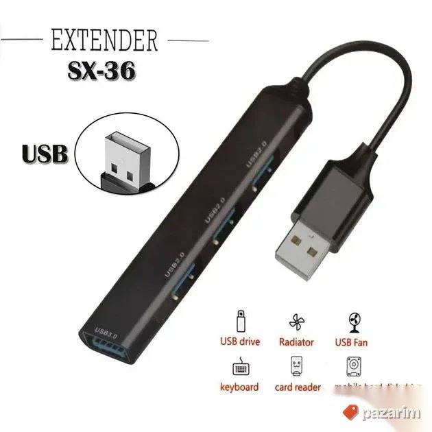 SX 3.0 USB extender - 4 porta 1x4 1