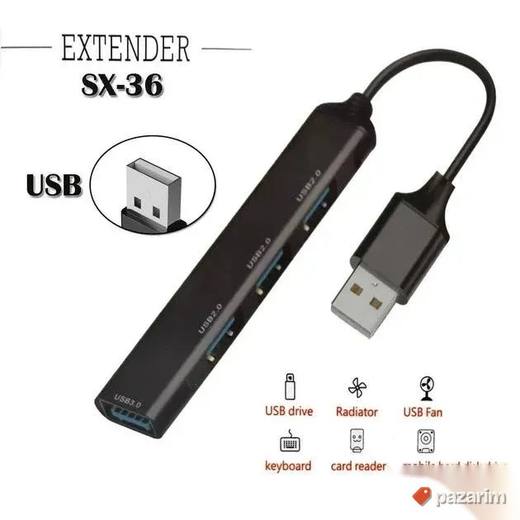 SX 3.0 USB extender - 4 porta 1x4