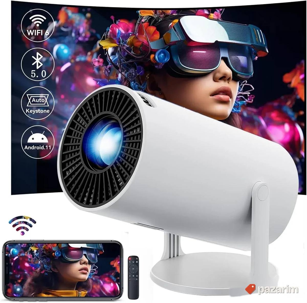 HIT - Projektor HY300 Led 4k Android Vrhunski 1