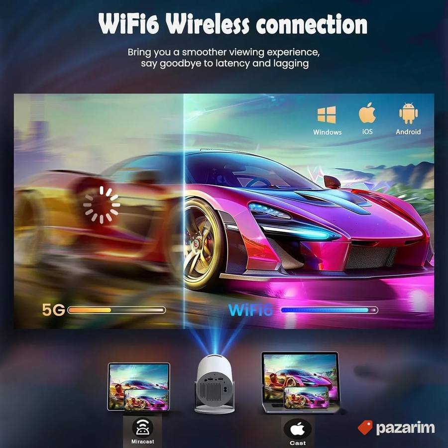 HIT - Projektor HY300 Led 4k Android Vrhunski 3