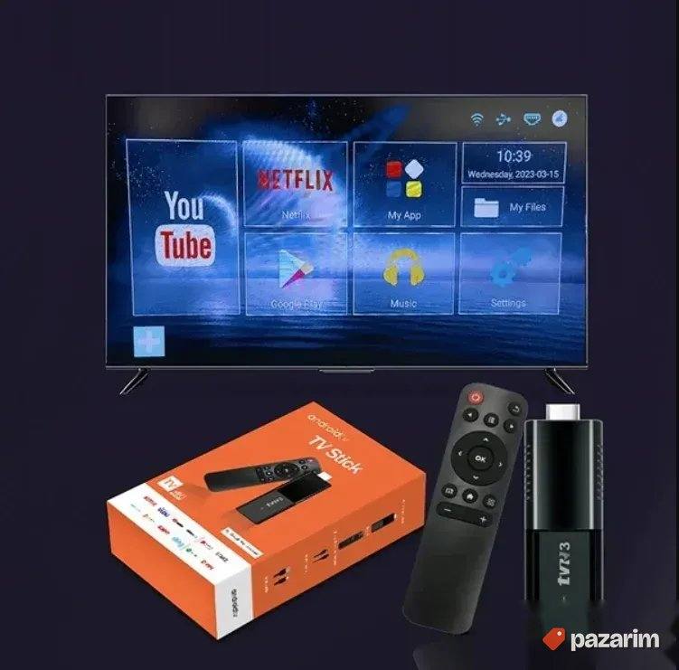 Android SmartTV Stick s daljinskim 4 GB Ram + 64 GB TV Stik 3