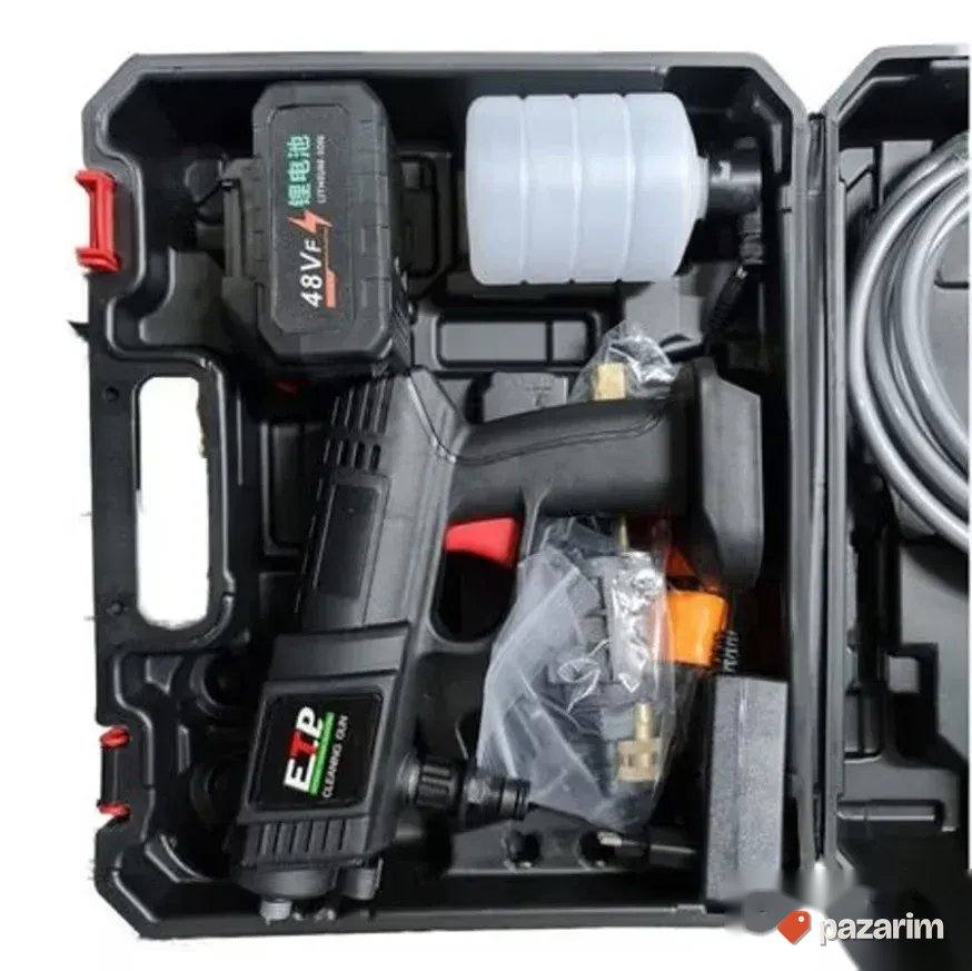 EXTRA - Aku Pistolj 3 nastavka za pranje kola + baterija 2