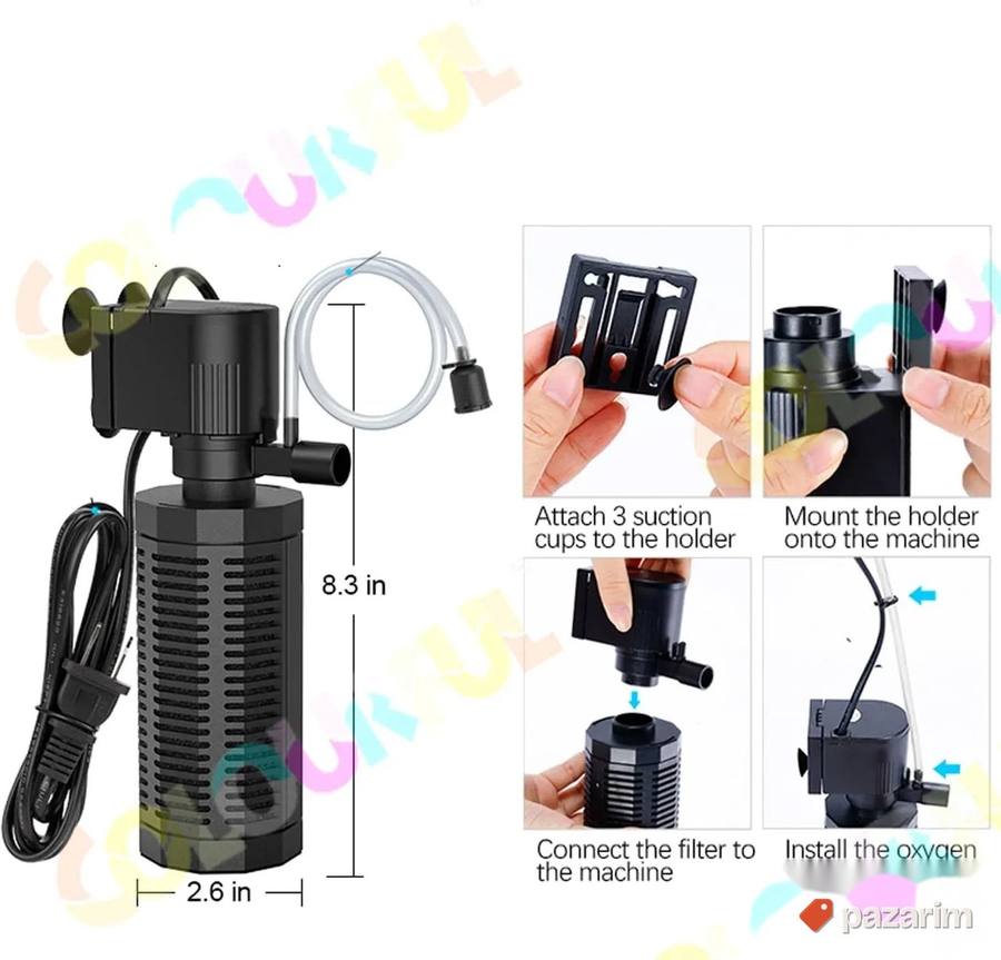 Nubios FA(1000) Pumpa za akvarijum - sa filterom 4