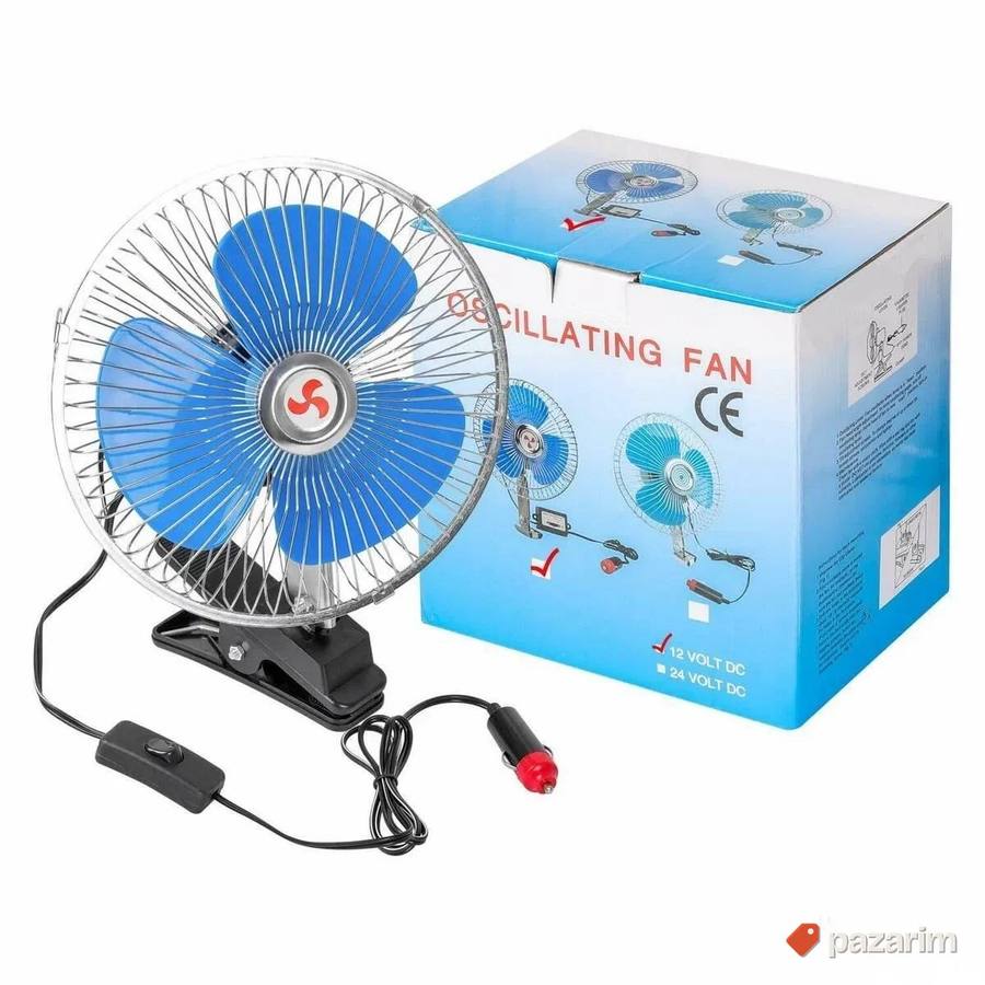 12V - Ventilator za auto 16cm prečnik 4