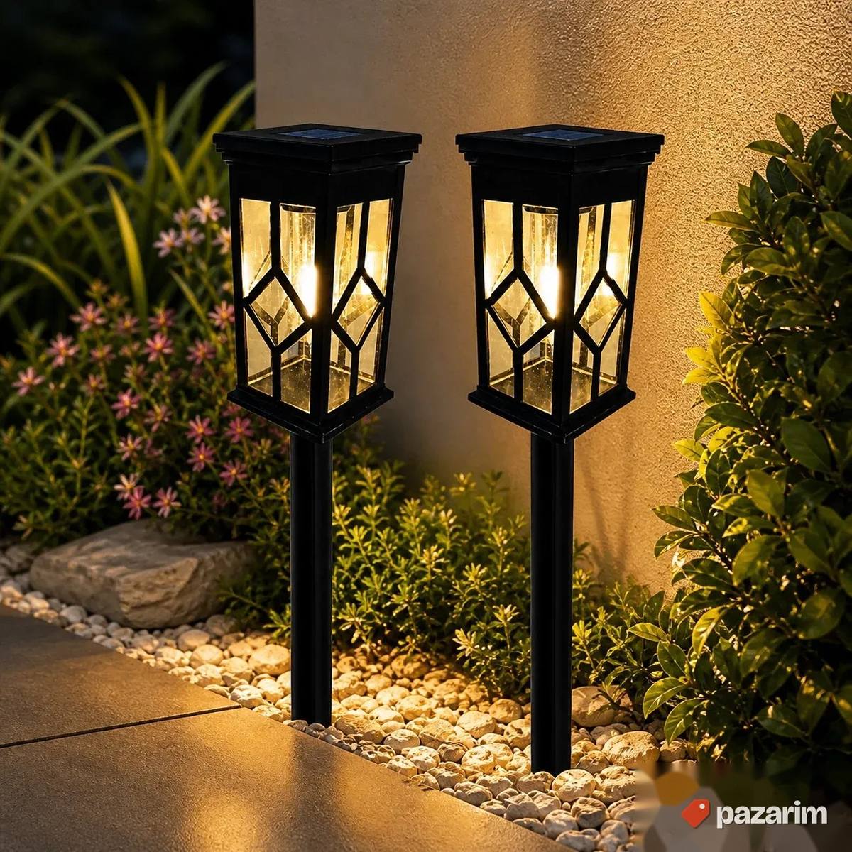 HIT - Solarna lampa 2 komada - za baštu ili dvorište 1