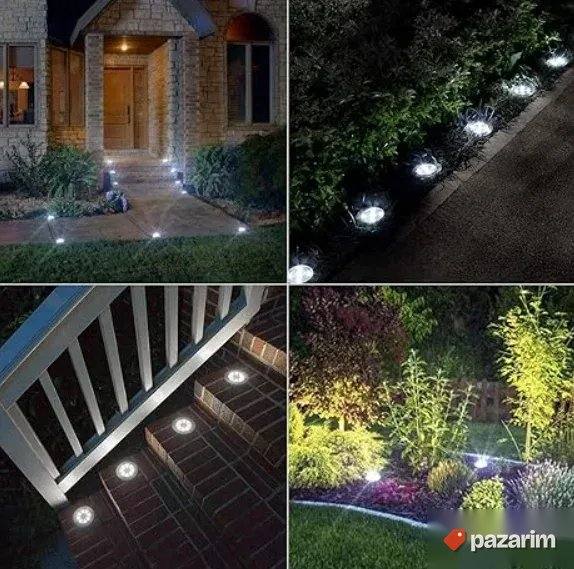 Ubodne Solarne Lampe za staze - 4 KOMADA - za dvorište 1