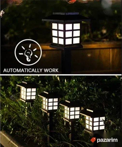 Solarna Baštenska lampa 6 komada - fenjer za dvorište 3