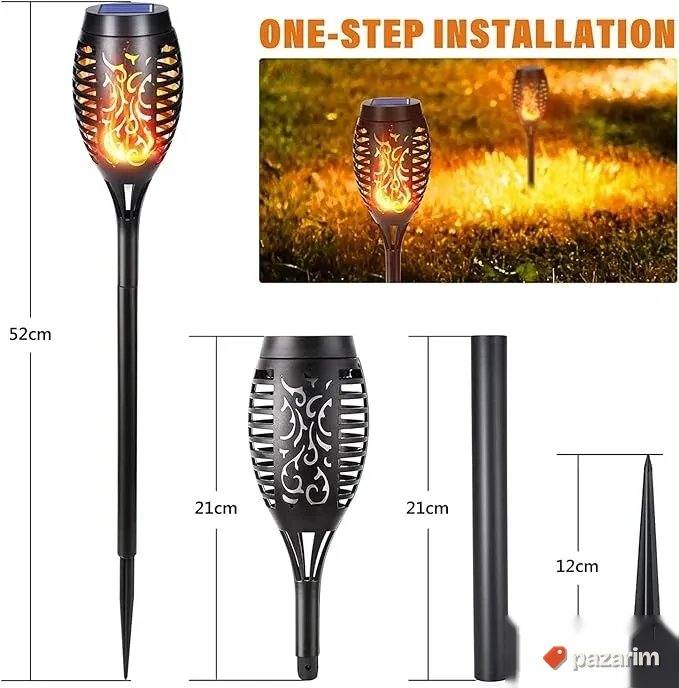 HIT LED Solarne Lampe 4-6 Komada u pakovanju - za dvorište 1