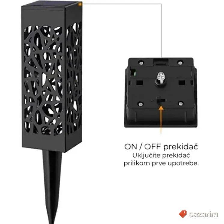 Led Solarne Lampe 6 Komada - za dvorište stazu baštu 4