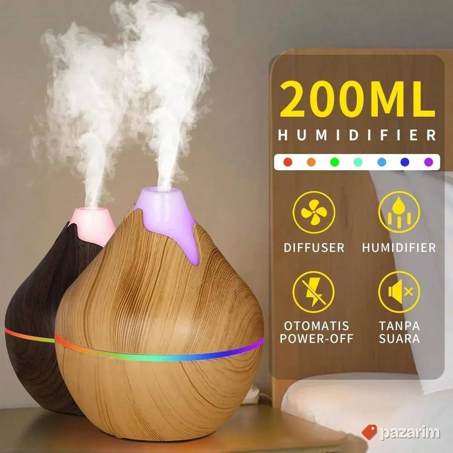 Ovlazivac Vazduha RGB - Difuzer Humidifier - Aroma therapy 2