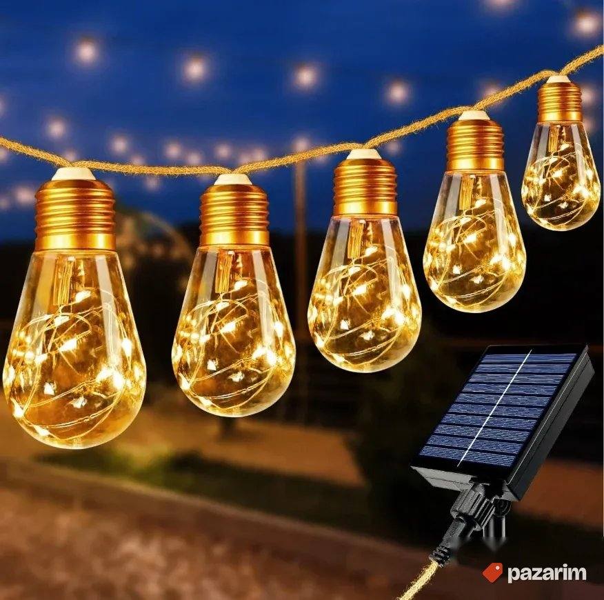 Solarne Lampe na kanapu - 8metara - 16 LED svetala 3