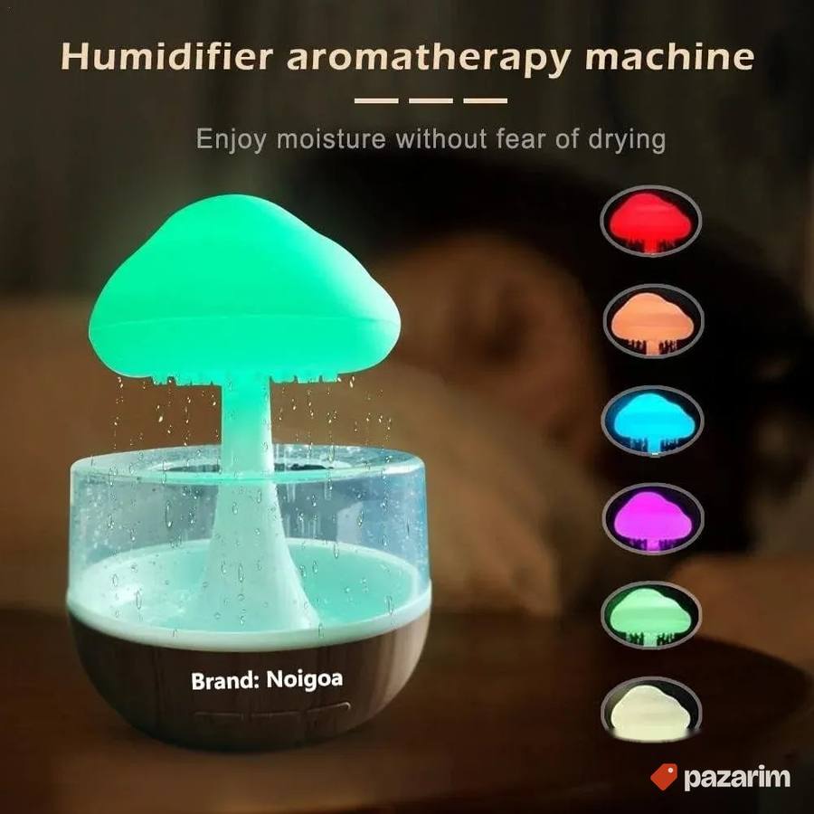 RGB Ovlazivac Vazduha Pecurka - Difuzer - Aroma Therapy 2
