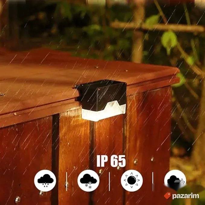 4 KOMADA - Solarne LED Lampe za Stepeniste Terasu Ograde 3