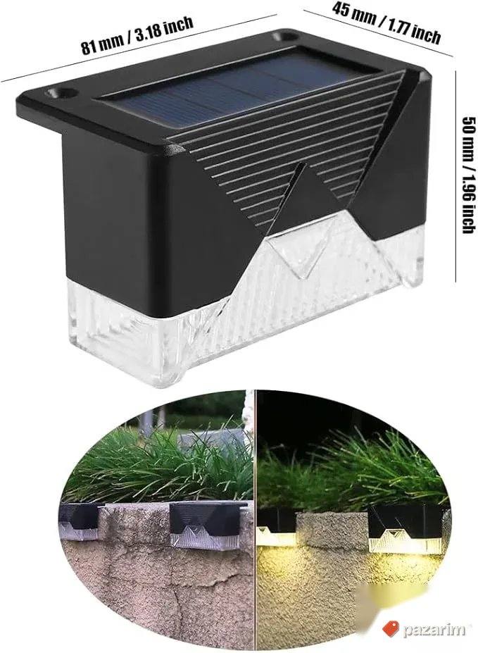 4 KOMADA - Solarne LED Lampe za Stepeniste Terasu Ograde 4