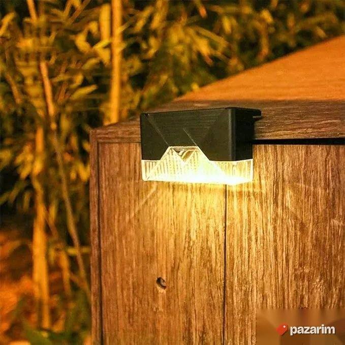4 KOMADA - Solarne LED Lampe za Stepeniste Terasu Ograde 5
