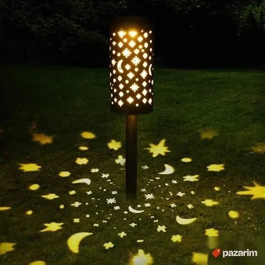 Solarne Lampe za dvorište 6 KOMADA - Noćno nebo i zvezdice