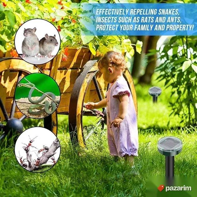 Solarni Ultrazvučni Rasterivač Štetočina -krtice zmije pacov 4