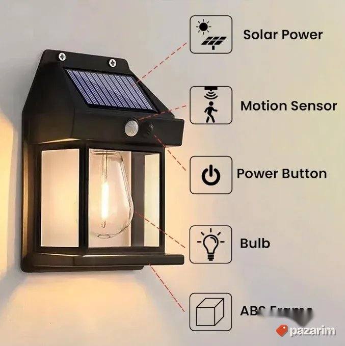 HIT Solarna Lampa Fenjer Za Zid - Popust na vise komada 1