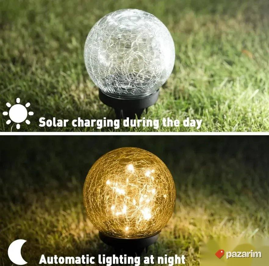 Solarna Lampa za dvorište baštu 2 KOMADA - popust na vise 2