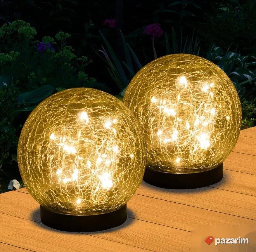 Solarna Lampa za dvorište baštu 2 KOMADA - popust na vise 4