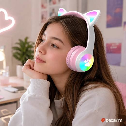 Bluetooth CAT EARS - Bezicne slusalice za decu - Više boja