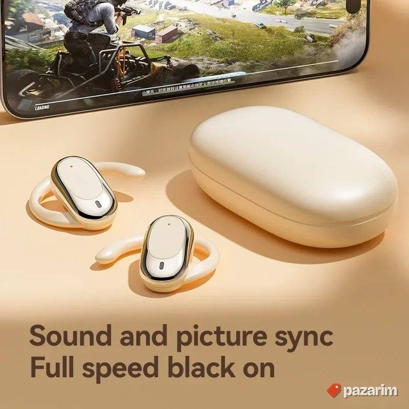 Bezicne Bluetooth Slusalice - S300 crne i zlatne 2