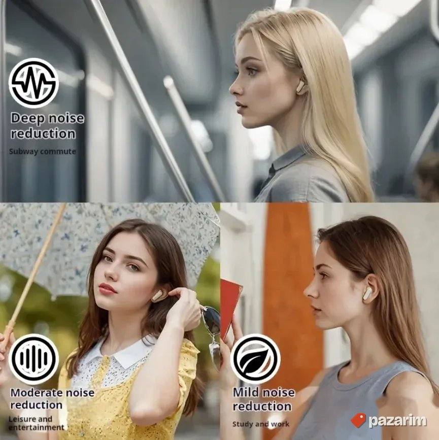 Elegantne Zenske Bluetooth TWS Bezicne Slusalice 4