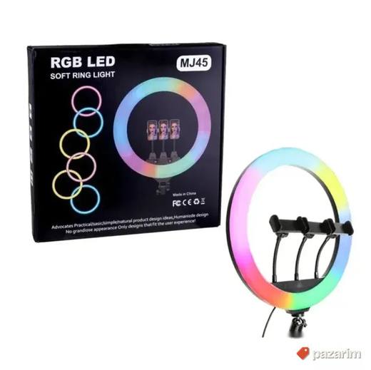 HIT RGB LED Ring Light 25cm-30cm -35cm-45cm + stalak 2m