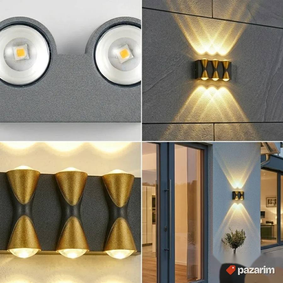 Moderna LED Zidna Lampa Fasadna - rasveta za dvoriste 5