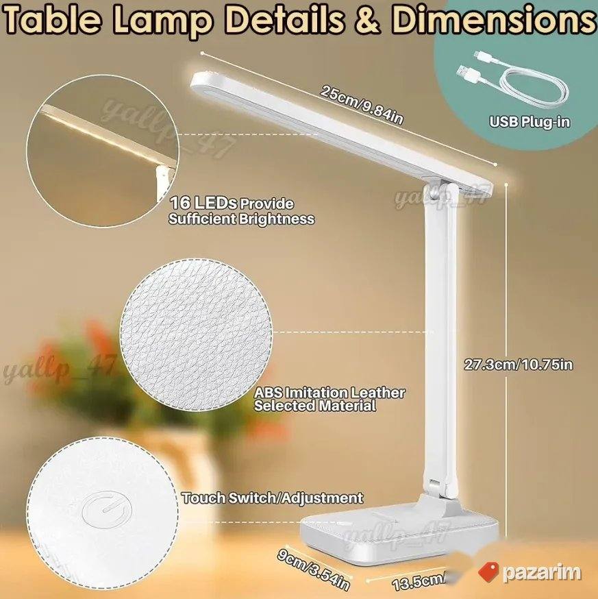 HIT Stona LED Lampa za sto - sa stalkom za telefon 3