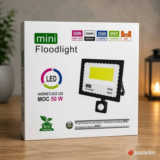 NOVO! Mini LED reflektor sa senzorom 30-50W Nova generacija