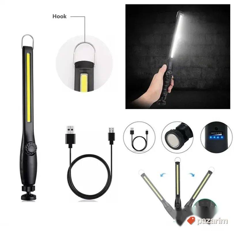NOVO! LED Lampa za mehaničare - sa magnetom/punjiva 4