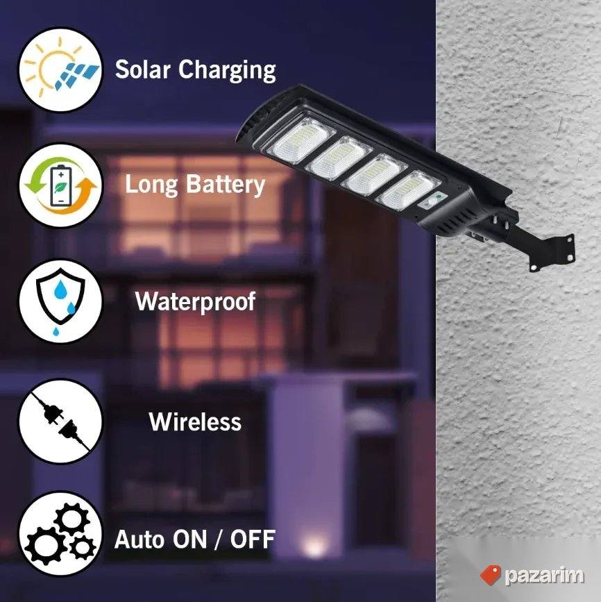 HIT! Solarni LED Reflektor - Spoljno Svetlo 200W + daljinski 4